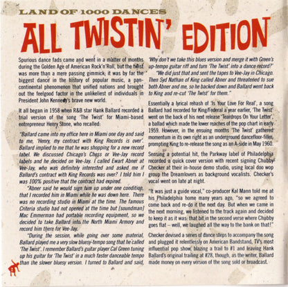 Various : Land Of 1000 Dances - All Twistin' Edition (CD, Comp)