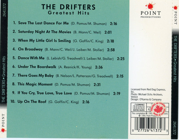 The Drifters : Greatest Hits (CD, Comp)