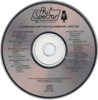 Various : A Christmas Gift For You From Phil Spector (CD, Album, Mono, RE, RM, RP, Den)
