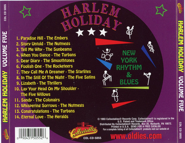 Various : Harlem Holiday - New York Rhythm & Blues Volume Five (CD, Comp)