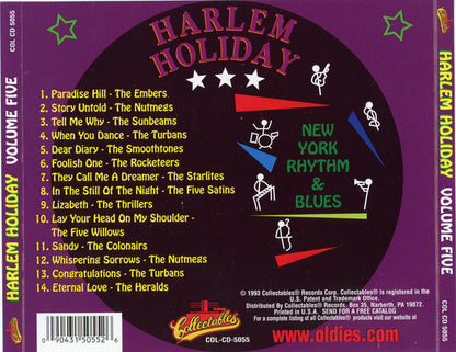 Various : Harlem Holiday - New York Rhythm & Blues Volume Five (CD, Comp)