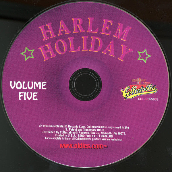 Various : Harlem Holiday - New York Rhythm & Blues Volume Five (CD, Comp)