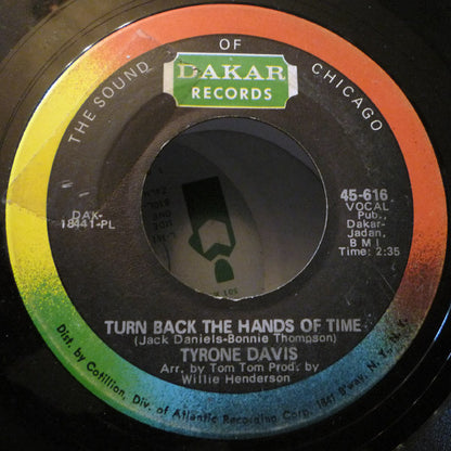 Tyrone Davis : Turn Back The Hands Of Time / I Keep Coming Back (7", Single, PL )