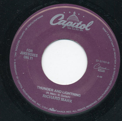 Richard Marx : Hazard (7", Single, Jukebox, Spe)