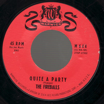 The Fireballs : Quite A Party  /  Gunshot (7", Single, Styrene)