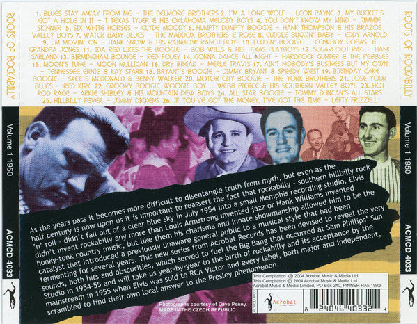 Various : Roots Of Rockabilly Volume 1 - 1950 (CD, Comp)