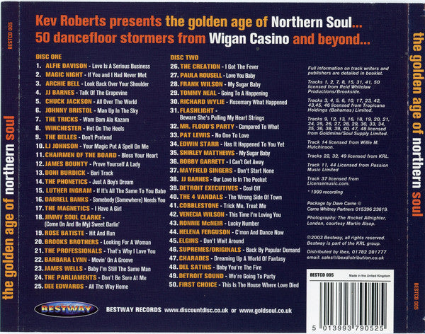 Various : The Golden Age Of Northern Soul (2xCD, Comp, RE)