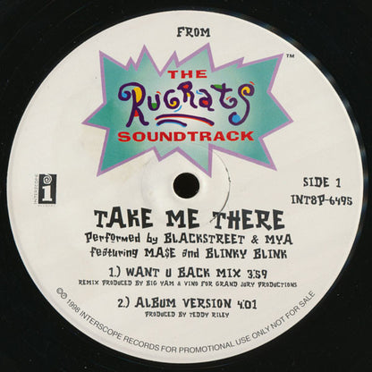Blackstreet & Mya Featuring Mase And Blinky Blink : Take Me There (12", Promo)