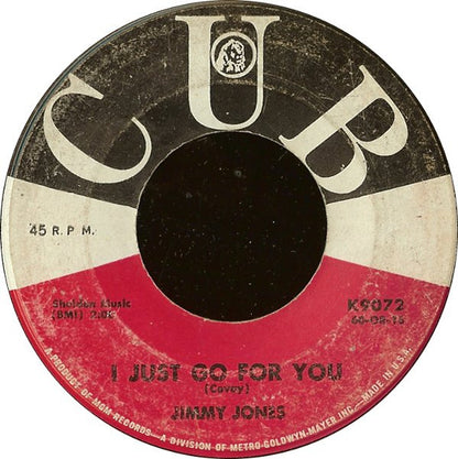 Jimmy Jones : I Just Go For You (7")