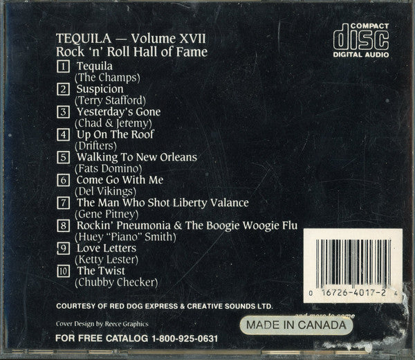 Various : Rock 'N' Roll Hall Of Fame - Volume XVII (CD, Comp, RM)