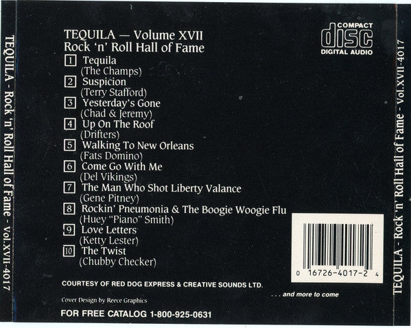 Various : Rock 'N' Roll Hall Of Fame - Volume XVII (CD, Comp, RM)