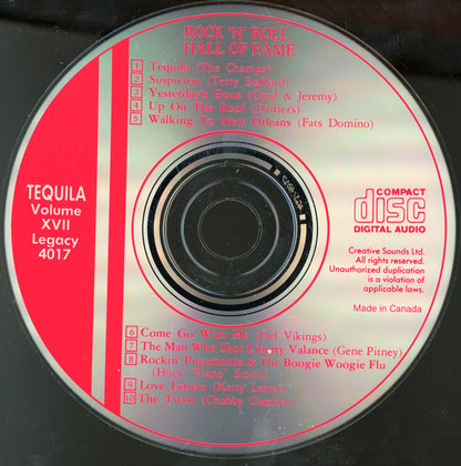 Various : Rock 'N' Roll Hall Of Fame - Volume XVII (CD, Comp, RM)