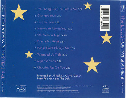 The Dells : Oh, What A Night (CD, Album, Comp)