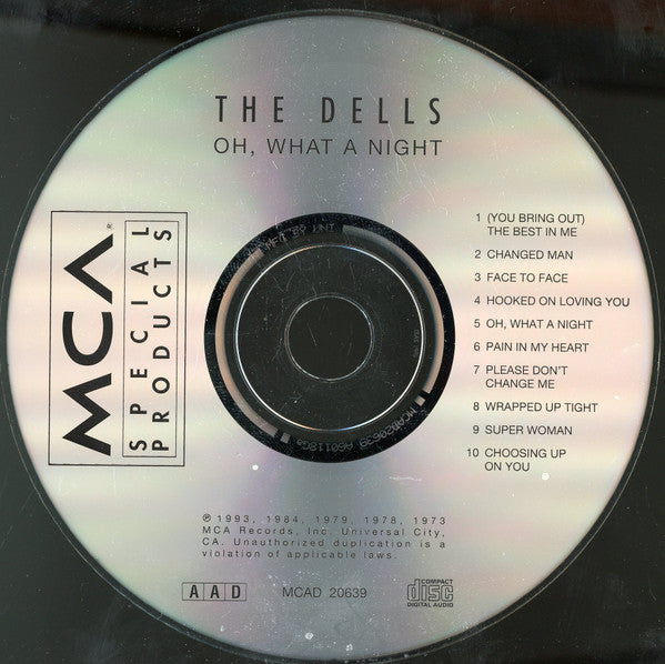The Dells : Oh, What A Night (CD, Album, Comp)