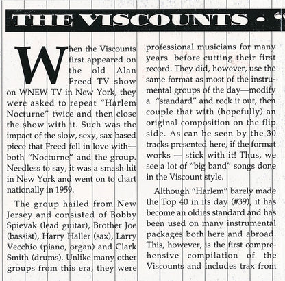 The Viscounts : Harlem Nocturne - Lost Instrumentals Vol. 1 (CD, Comp)