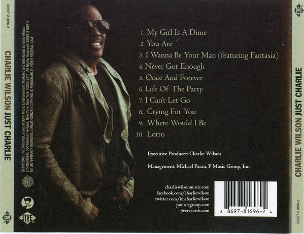 Charlie Wilson : Just Charlie (CD, Album)