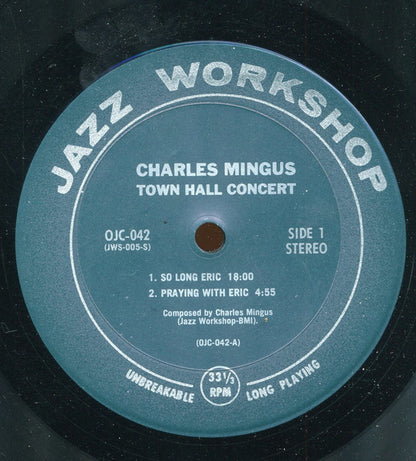 Charles Mingus : Town Hall Concert (LP, Album, RE)