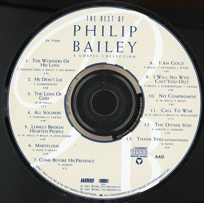 Philip Bailey : The Best Of Philip Bailey - A Gospel Collection (CD, Comp, Club, BMG)