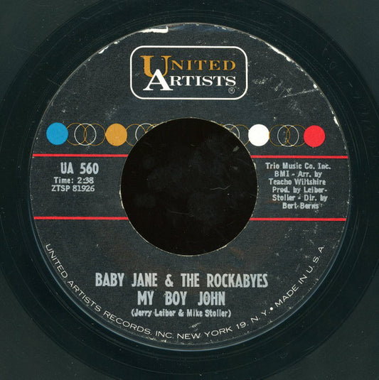 Baby Jane And The Rockabyes : How Much Is That Doggie In The Window (7", Single, Styrene)