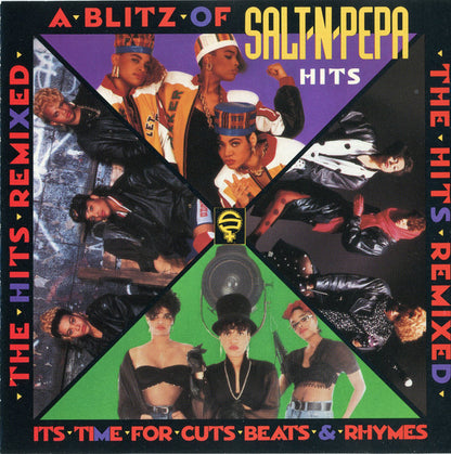 Salt 'N' Pepa : A Blitz Of Salt-N-Pepa Hits - The Hits Remixed (CD, Comp)