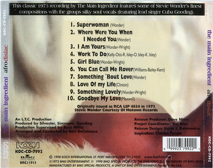 The Main Ingredient : Afrodisiac (CD, Album, RE)
