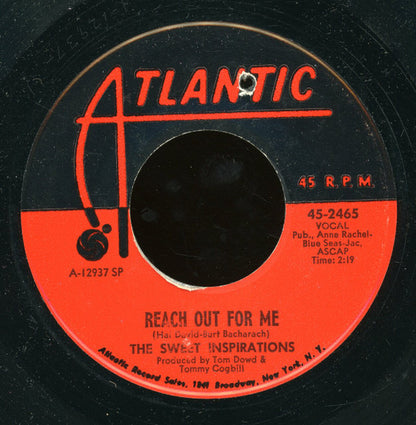 The Sweet Inspirations : Do Right Woman - Do Right Man / Reach Out For Me (7", SP )