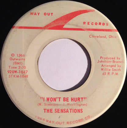 The Sensations (3) : Get On Up Mama (7")
