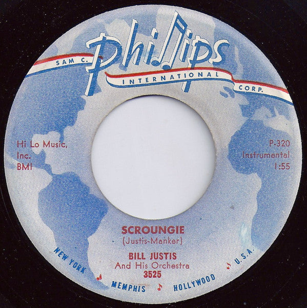 The Bill Justis Orchestra : Wild Rice / Scroungie (7", Single)