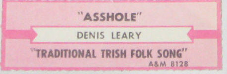 Denis Leary : Asshole (7", Promo)