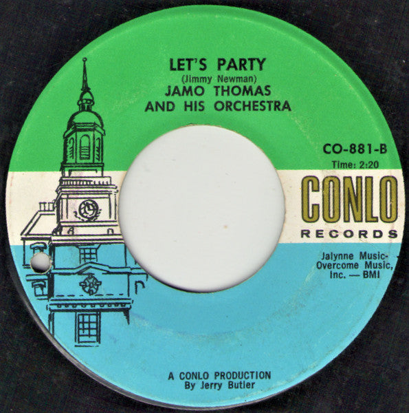 Jamo Thomas & His Party Brothers Orchestra : Stop The Baby / Let's Party (7")