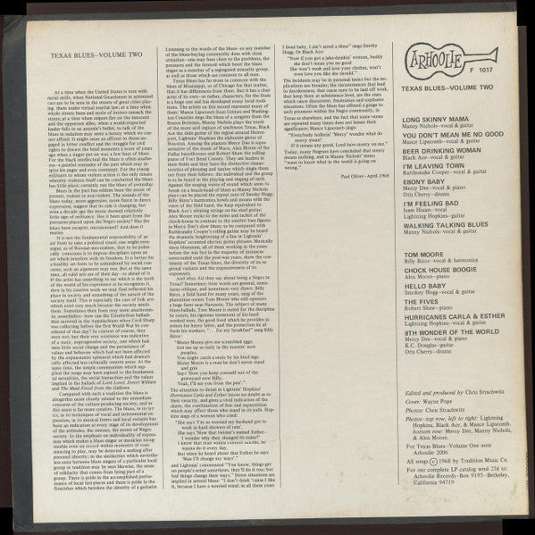 Various : Texas Blues Volume 2 (LP, Comp)