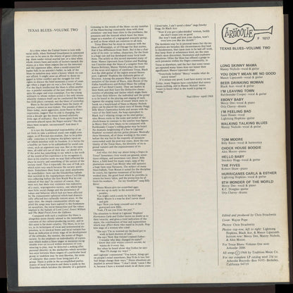 Various : Texas Blues Volume 2 (LP, Comp)
