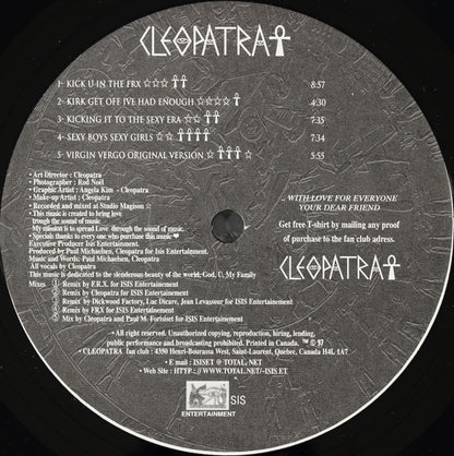 Cleopatra (3) : Kick U Off My House (12")