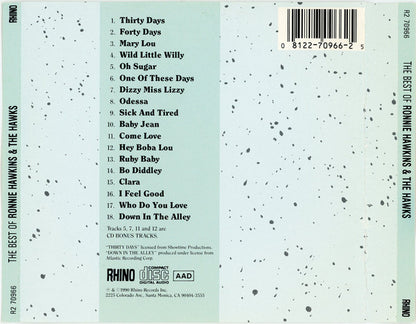 Ronnie Hawkins And The Hawks (2) : The Best Of Ronnie Hawkins And The Hawks (CD, Comp)