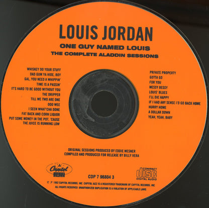 Louis Jordan : One Guy Named Louis: The Complete Aladdin Sessions (CD, Comp, RE)