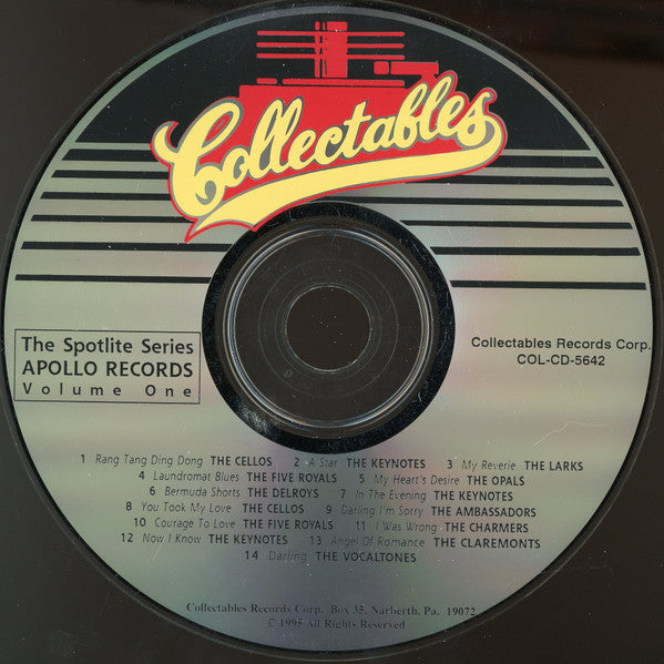 Various : Spotlite On Apollo Records, Volume 1 (CD, Comp)