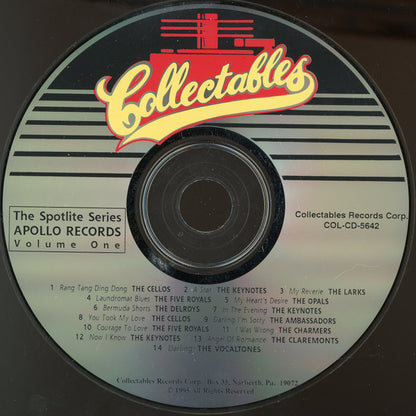 Various : Spotlite On Apollo Records, Volume 1 (CD, Comp)