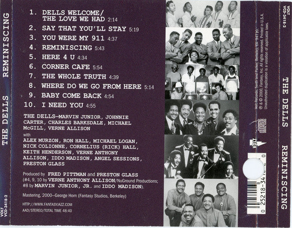 The Dells : Reminiscing (CD, Album, Promo)