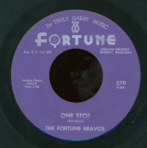Spyder Turner / The Fortune Braves : Ride In My 225 / One Stop (7")