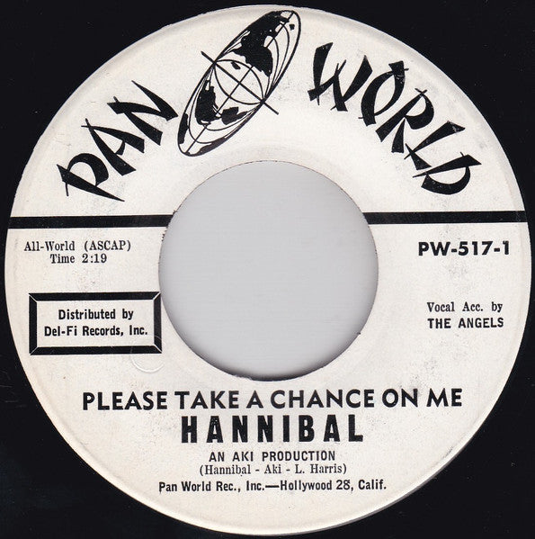 The Mighty Hannibal : Please Take A Chance On Me / Love Is Funny (7")