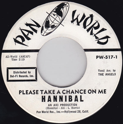The Mighty Hannibal : Please Take A Chance On Me / Love Is Funny (7")