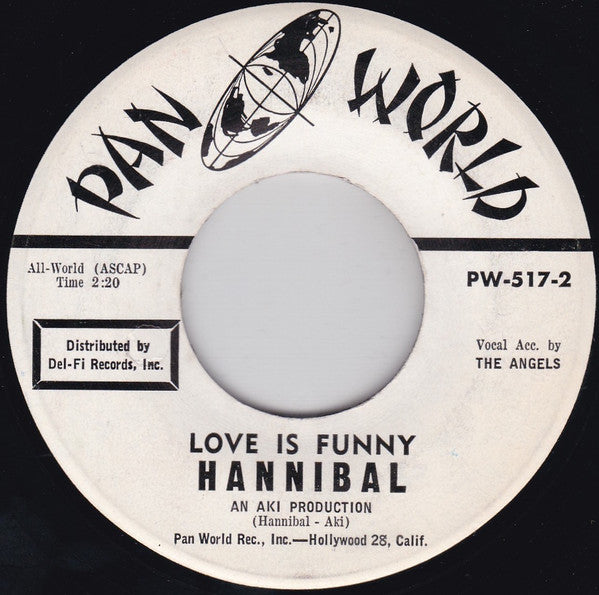 The Mighty Hannibal : Please Take A Chance On Me / Love Is Funny (7")