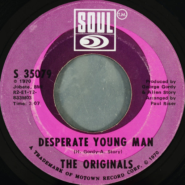 The Originals : God Bless Whoever Sent You (7", Ame)