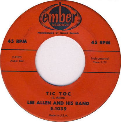 Lee Allen & His Band : Tic Toc / Chuggin' (7", Single)