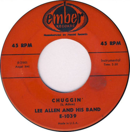 Lee Allen & His Band : Tic Toc / Chuggin' (7", Single)