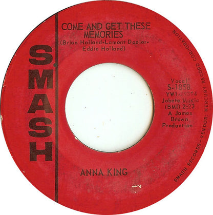 Anna King : If Somebody Told You / Come And Get These Memories (7", Styrene, Ric)