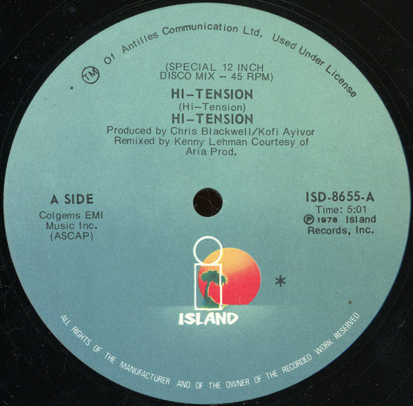 Hi-Tension : Hi-Tension (12")