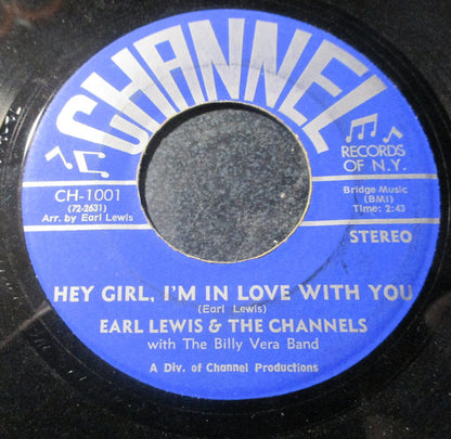Earl Lewis & The Channels with Billy Vera Band : We Belong Together / Hey Girl, I'm In Love With You (7")