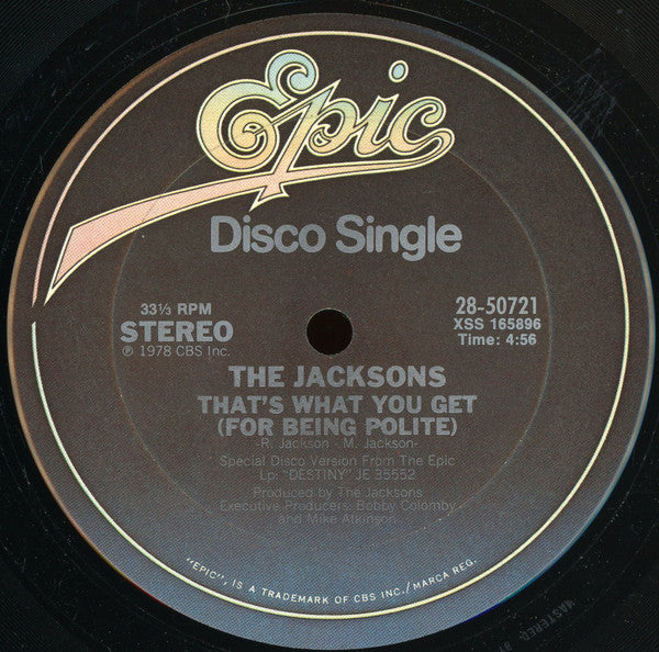 The Jacksons : Shake Your Body (Down To The Ground) (12", Single, Pit)