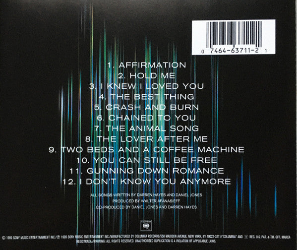 Savage Garden : Affirmation (CD, Album)